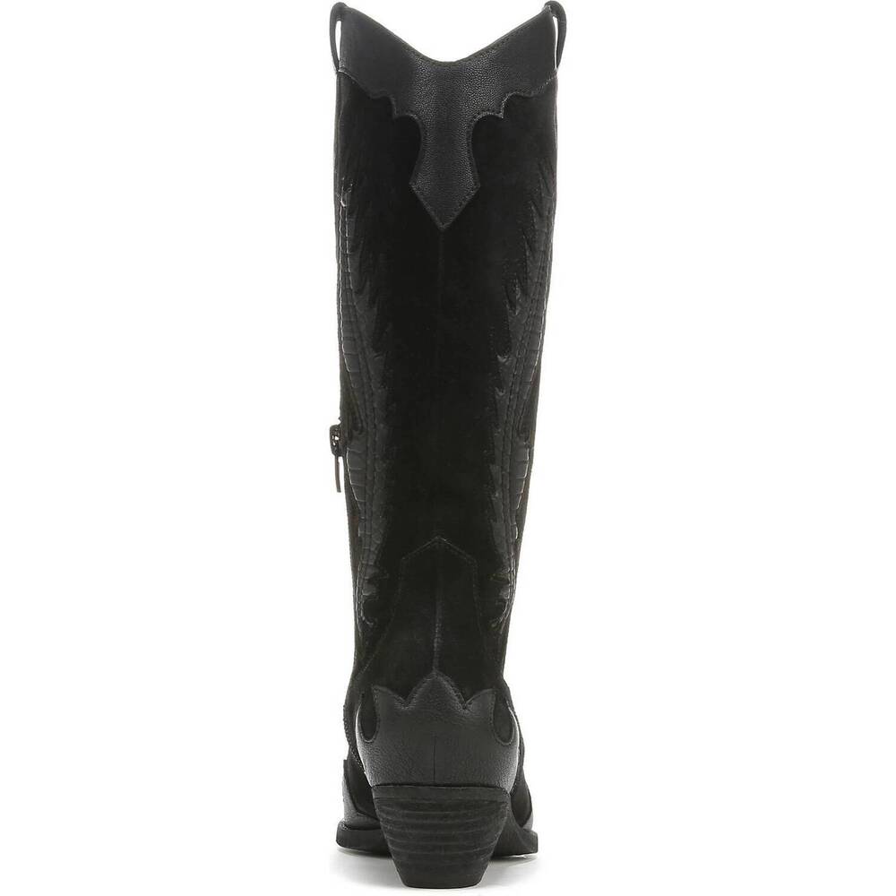 NEW ZODIAC women's marlena cowgirl boots in black - Picture 7 of 9